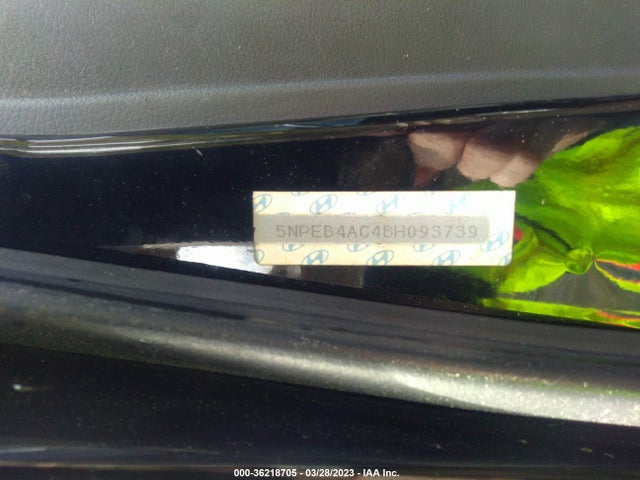 2011 HYUNDAI SONATA GLS VIN: 5NPEB4AC4BH093739