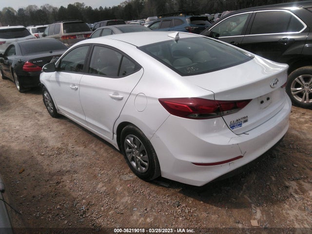 2017 HYUNDAI ELANTRA SE VIN: 5NPD74LF2HH145138