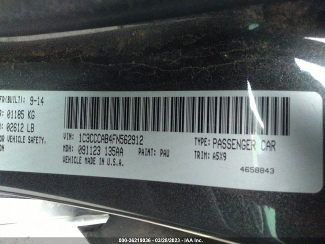 Chrysler 200 Limited 2015 1C3CCCAB4FN562912 Image 11