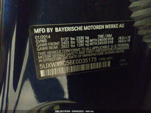 5UXWX9C56E0D35175 BMW X3 Xdrive28i