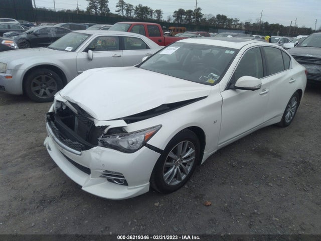 36219346 :رقم المزاد ، JN1BV7AR2FM420699 vin ، 2015 Infiniti Q50 Premium مزاد بيع