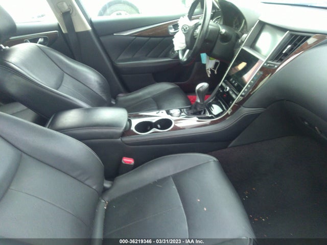 36219346 :رقم المزاد ، JN1BV7AR2FM420699 vin ، 2015 Infiniti Q50 Premium مزاد بيع