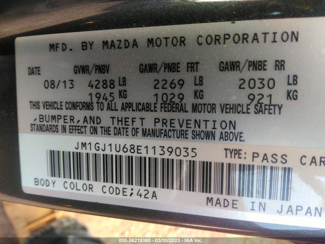 Mazda py 2014 JM1GJ1U68E1139035 Image 21