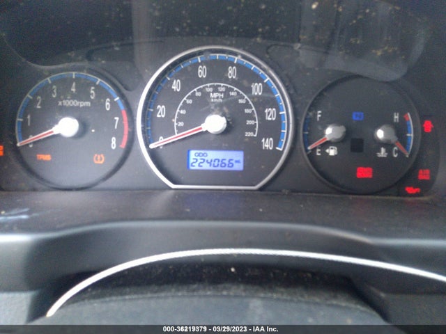 2009 HYUNDAI SANTA FE GLS VIN: 5NMSG13D19H277858