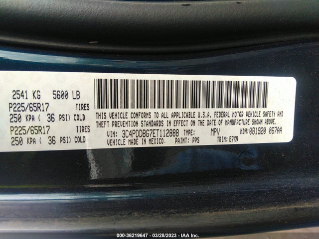Dodge Journey Sxt 2014 3C4PDDBG7ET112888 Image 9