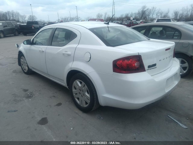 2013 DODGE AVENGER SE V6 VIN: 1C3CDZAG8DN750048