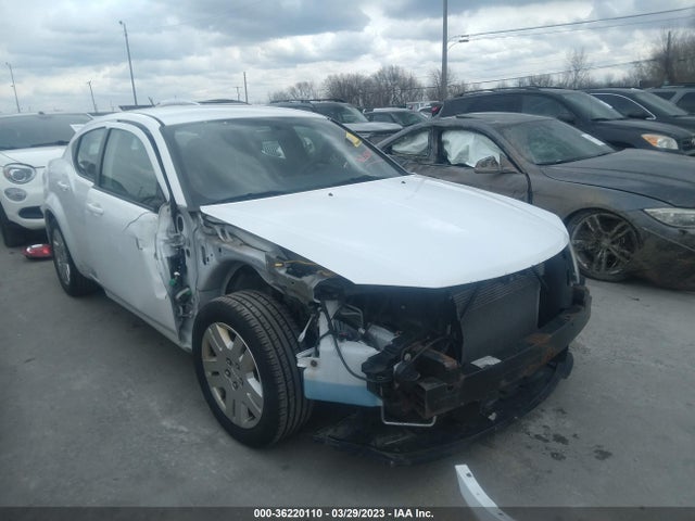 2013 DODGE AVENGER SE V6 VIN: 1C3CDZAG8DN750048
