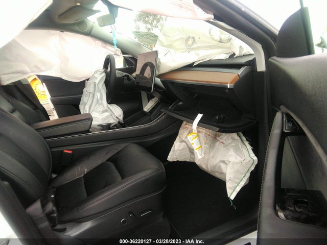 2021 TESLA MODEL Y LONG RANGE VIN: 5YJYGDEEXMF095586