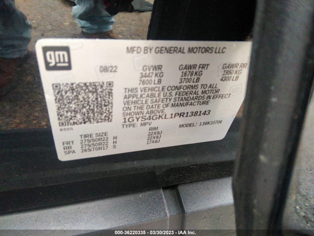2023 Cadillac Escalade, VIN: 1GYS4GKL1PR138143