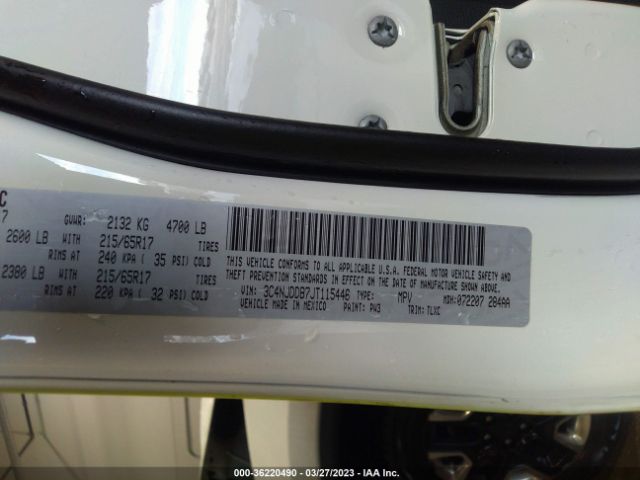 3C4NJDDB7JT115446 Jeep Compass Trailhawk