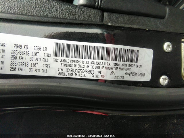 Dodge Durango Sxt 2016 1C4RDJAG7GC485923 Image 9