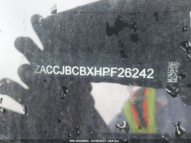 ZACCJBCBXHPF26242 Jeep Renegade Trailhawk