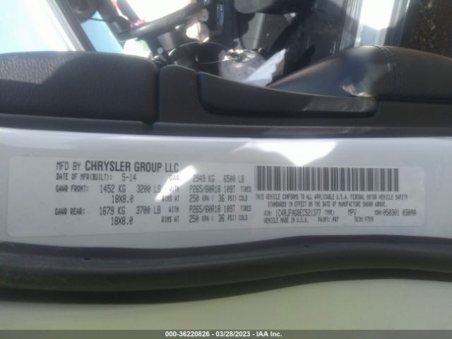 1C4RJFAG8EC521377 Jeep Grand Cherokee Laredo