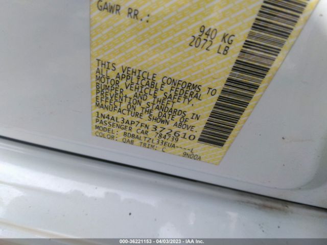 1N4AL3AP7FN372610 Nissan Altima 2.5 Sl