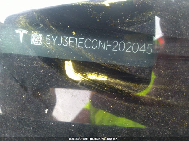 Tesla Model 3 Performance 2022 5YJ3E1EC0NF202045 Image 9