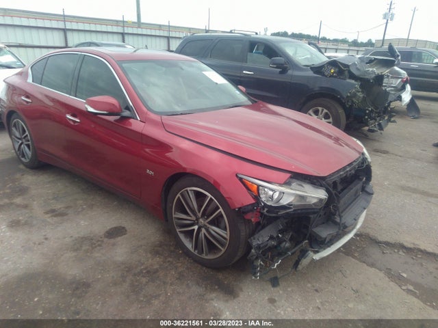 2016 Infiniti Q50 3.0t Premium მანქანა იყიდება აუქციონზე, vin: JN1EV7AP7GM302127, აუქციონის ნომერი: 36221561