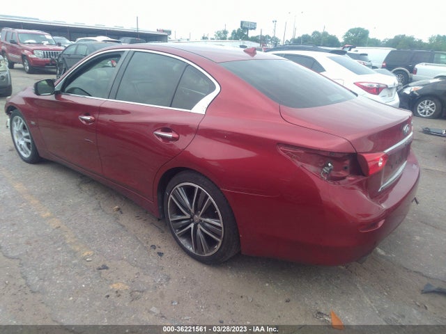 2016 Infiniti Q50 3.0t Premium მანქანა იყიდება აუქციონზე, vin: JN1EV7AP7GM302127, აუქციონის ნომერი: 36221561