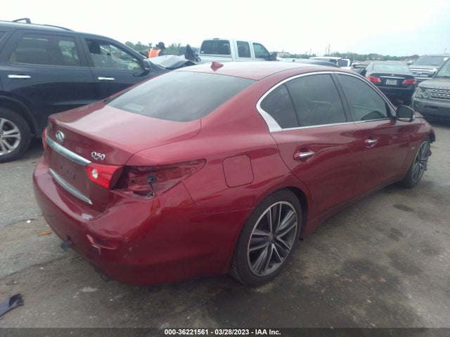 2016 Infiniti Q50 3.0t Premium მანქანა იყიდება აუქციონზე, vin: JN1EV7AP7GM302127, აუქციონის ნომერი: 36221561