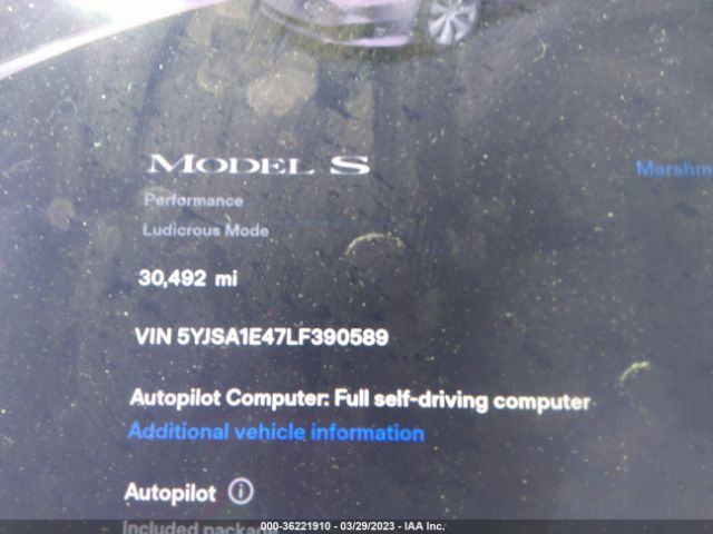 5YJSA1E47LF390589 Tesla Model S Performance