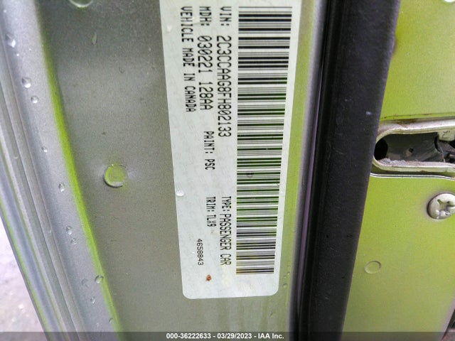 2C3CCAAG8FH802133 Chrysler 300 Limited