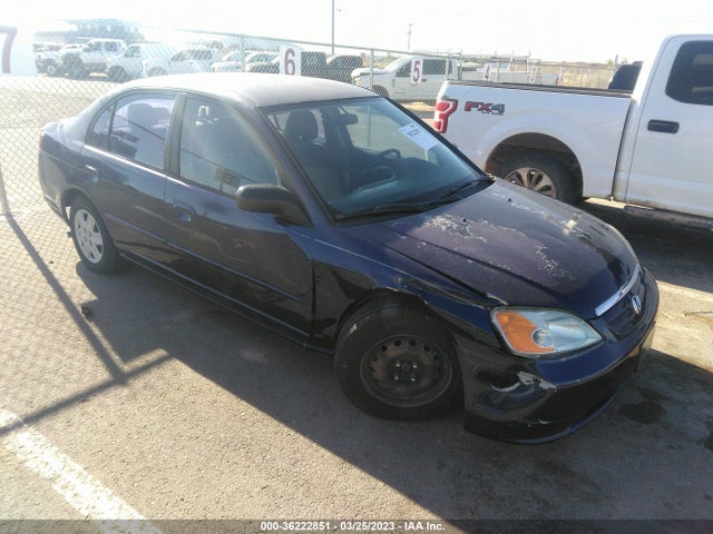 2003 HONDA CIVIC LX VIN: 1HGES16533L015198