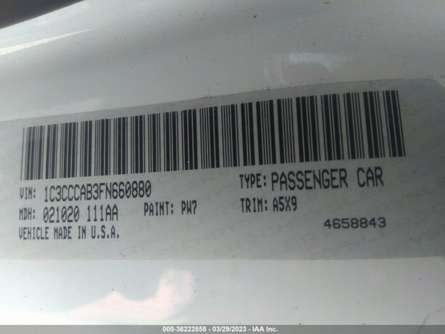 Chrysler 200 Limited 2015 1C3CCCAB3FN660880 Image 10