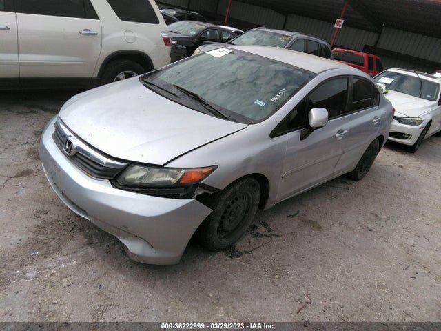 2012 HONDA CIVIC SDN LX VIN: 2HGFB2F5XCH569099