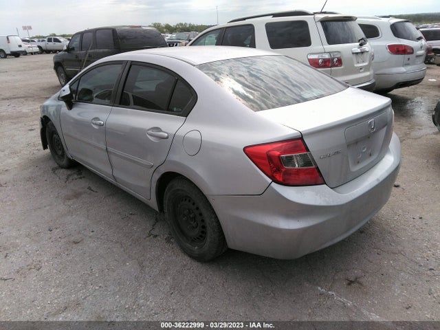 2012 HONDA CIVIC SDN LX VIN: 2HGFB2F5XCH569099