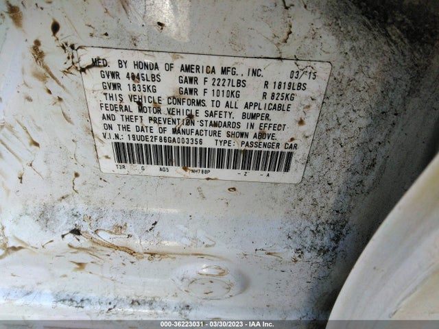 Acura Ilx W/premium 2016 19UDE2F86GA003356 Image 10