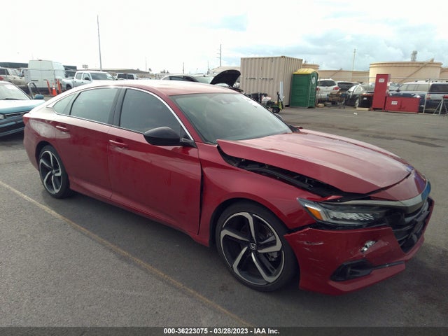 2021 HONDA ACCORD SEDAN SPORT VIN: 1HGCV1F35MA089135