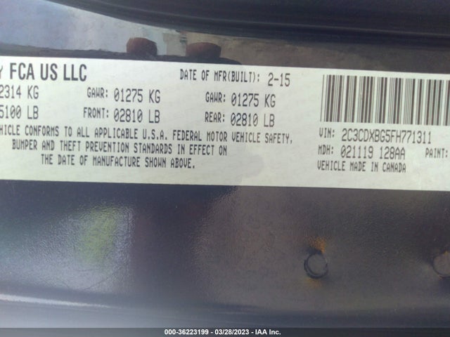 Dodge Charger Se 2015 2C3CDXBG5FH771311 Image 9