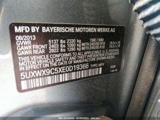 5UXWX9C5XE0D19366 BMW X3 Xdrive28i