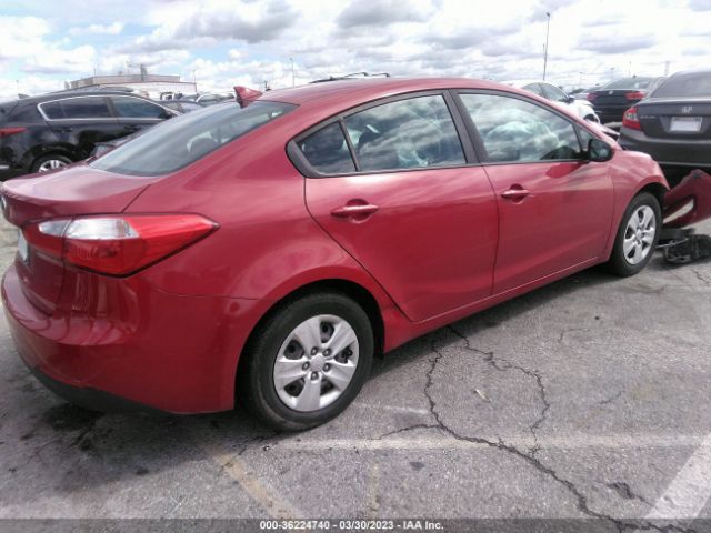 KNAFK4A69G5610925 KIA FORTE LX