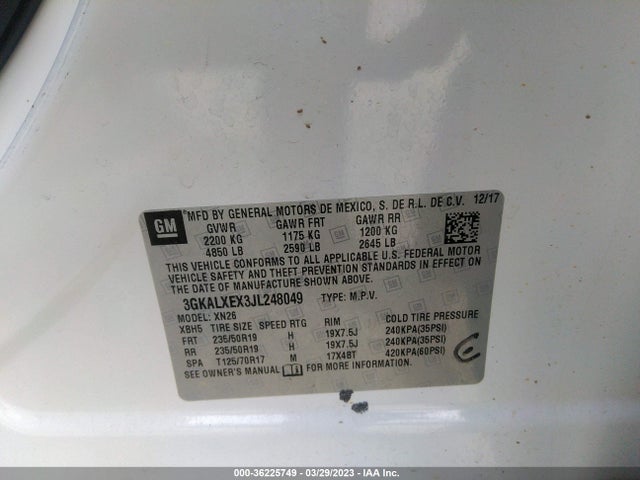 GMC Terrain Denali 2018 3GKALXEX3JL248049 Image 9