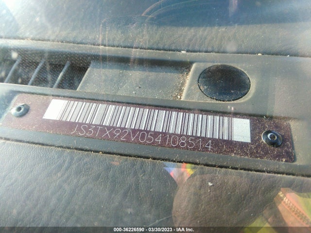2005 SUZUKI XL-7 LX/EX VIN: JS3TX92V054108514