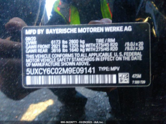 5UXCY6C02M9E09141 BMW X6 Xdrive40i