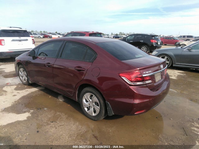 2013 HONDA CIVIC SDN LX VIN: 2HGFB2F54DH570430