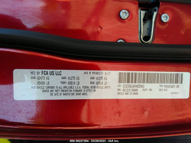 Dodge Charger Daytona 392 2017 2C3CDXGJ6HH652903 Image 9