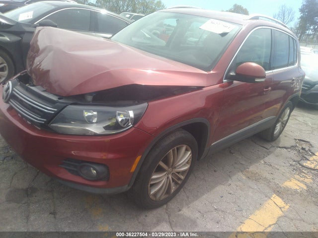 2014 VOLKSWAGEN TIGUAN SE VIN: WVGBV3AX4EW000462