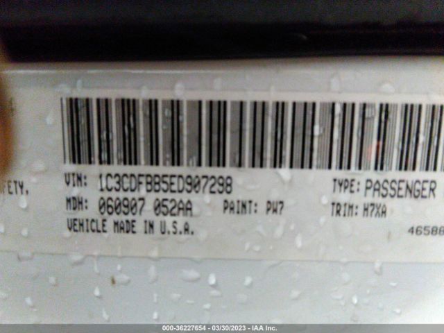 1C3CDFBB5ED907298 Dodge DART SXT