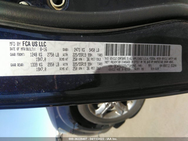 Dodge Journey Crossroad Plus 2017 3C4PDCGG5HT501245 Image 9