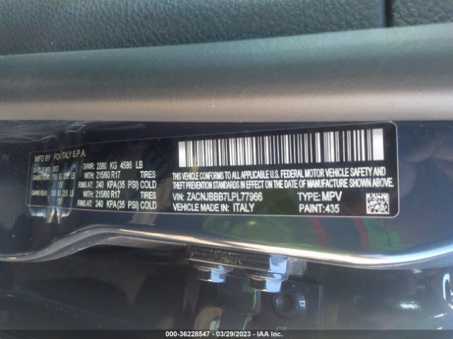 ZACNJBBB7LPL77966 Jeep Renegade Latitude