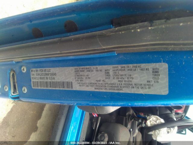1C4HJXCG8NW124345 Jeep Wrangler Rubicon