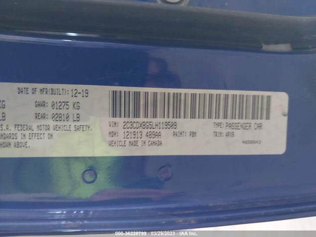 Dodge Charger Sxt 2020 2C3CDXBG5LH119509 Image 9