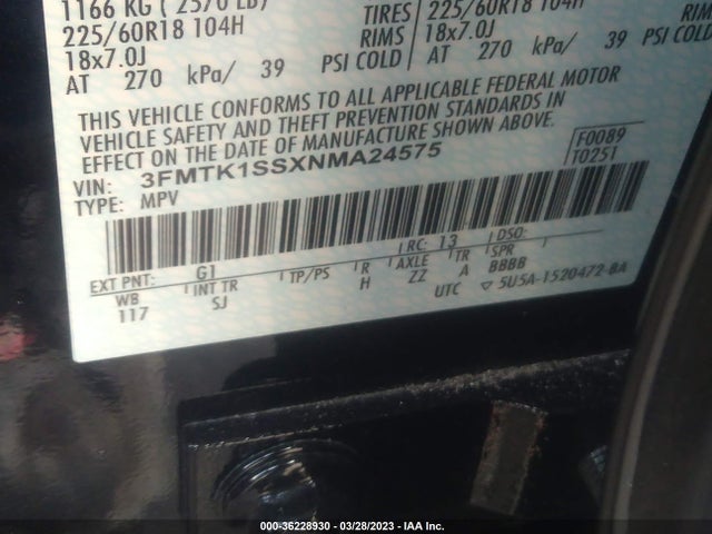 2022 Ford Mustang, VIN: 3FMTK1SSXNMA24575