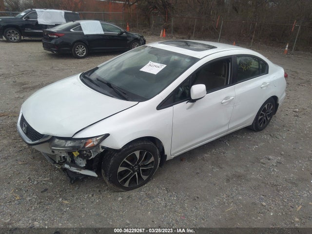 2013 HONDA CIVIC SDN EX VIN: 19XFB2F85DE033148