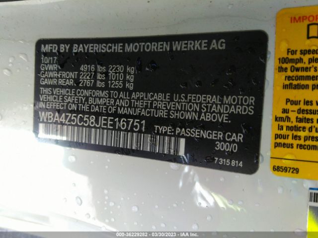 WBA4Z5C58JEE16751 BMW 4 Series 440i
