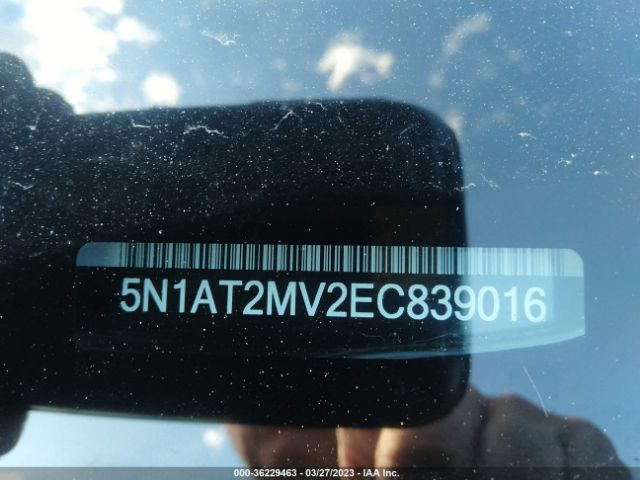 5N1AT2MV2EC839016 Nissan ROGUE S