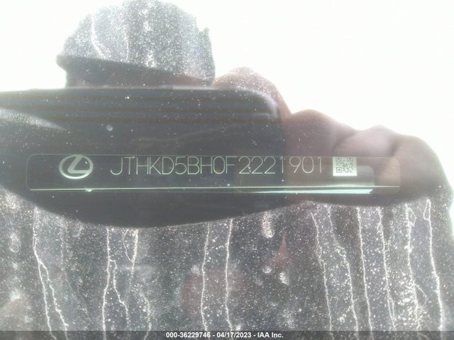 JTHKD5BH0F2221901 Lexus Ct 200h Hybrid