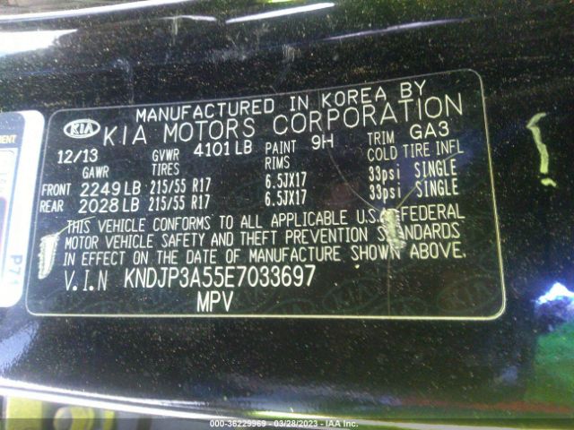 KNDJP3A55E7033697 KIA SOUL +